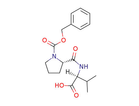 Molecular Structure of 21285-27-8 (Z-PRO-VAL-OH)