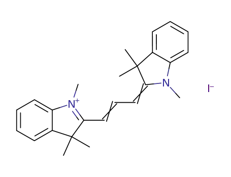3H-Indolium, 2-[3-(1,3-dihydro-1,3,3-trimethyl-2H-indol-2-ylidene)-1-propenyl]-1,3,3-trimethyl-, iodide
