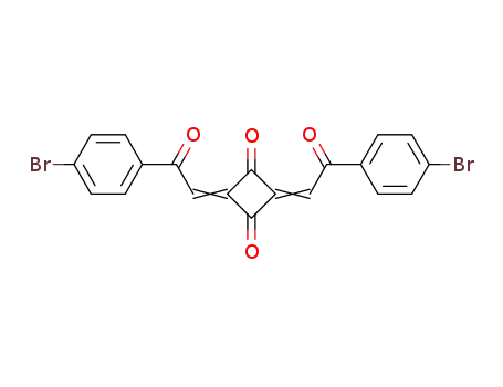 Molecular Structure of 1075256-95-9 (2,4-bis[2-(4-bromophenyl)-2-oxoethylidene]cyclobutane-1,3-dione)