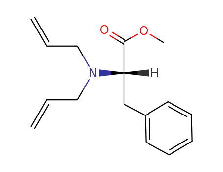 Molecular Structure of 79561-72-1 (N,N-bis-allyl-L-phenylalanine methyl ester)