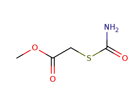Molecular Structure of 859918-72-2 (carbamoylsulfanyl-acetic acid methyl ester)