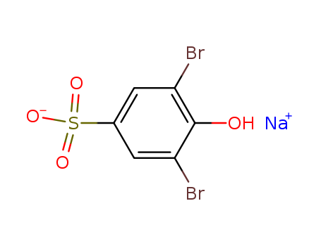 Benzenesulfonic acid,3,5-dibromo-4-hydroxy-, sodium salt (1:1)