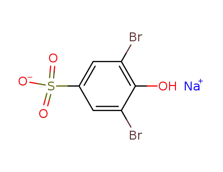 Molecular Structure of 21886-86-2 (sodium 3,5-dibromo-4-hydroxybenzenesulphonate)