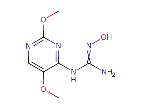 Molecular Structure of 1578237-53-2 (2,5-dimethoxy-4-hydroxyguanidnylpyrimidine)