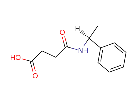 Molecular Structure of 21752-34-1 ((S)-(-)-N-(1-PHENYLETHYL)SUCCINAMIC ACID)