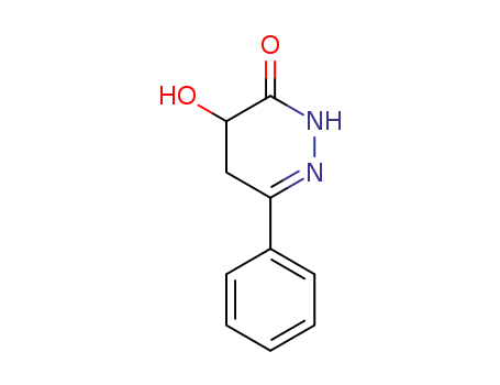Molecular Structure of 70529-47-4 (4,5-DIHYDRO-4-HYDROXY-6-PHENYL-3(2H)-PYRIDAZINONE)