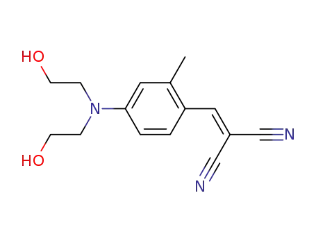 Molecular Structure of 25665-01-4 ([[4-[bis(2-hydroxyethyl)amino]-2-methylphenyl]methylene]malononitrile)