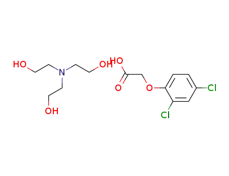 Molecular Structure of 2569-01-9 (Triethanolamine 2,4-dichlorophenoxyacetate)