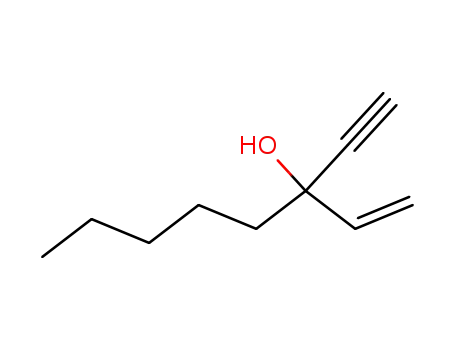 Molecular Structure of 62055-67-8 (1-Octen-3-ol, 3-ethynyl-)