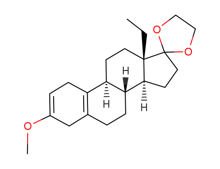 (8'R,9'S,13'S,14'S)-13'-ethyl-3'-methoxyspiro[1,3-dioxolane-2,17'-4,6,7,8,9,11,12,14,15,16-decahydro-1H-cyclopenta[a]phenanthrene]