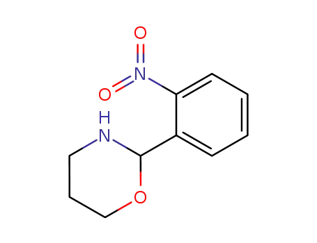 Molecular Structure of 124732-84-9 (2-(o-nitro)phenyl-tetrahydro-(2H)-1,3-oxazine)