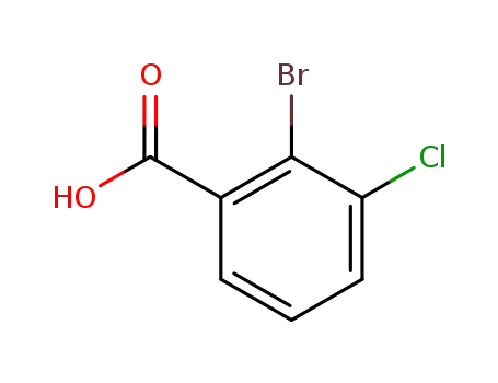 Molecular Structure of 56961-26-3 (2-Bromo-3-chlorobenzoicacid)