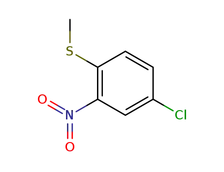 Molecular Structure of 1889-57-2 (4-Chloro-2-Nitrothioanisole)