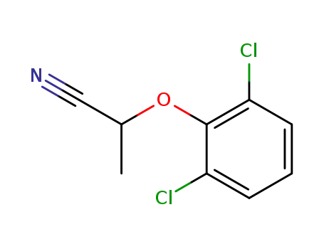 Molecular Structure of 78302-27-9 (Propanenitrile, 2-(2,6-dichlorophenoxy)-)