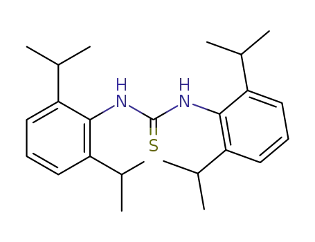 Molecular Structure of 25348-97-4 (N,N'-bis(2,6-diisopropylphenyl)thiourea)