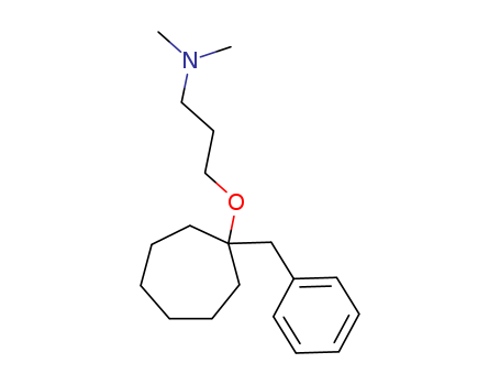 1-Propanamine,N,N-dimethyl-3-[[1-(phenylmethyl)cycloheptyl]oxy]-(2179-37-5)