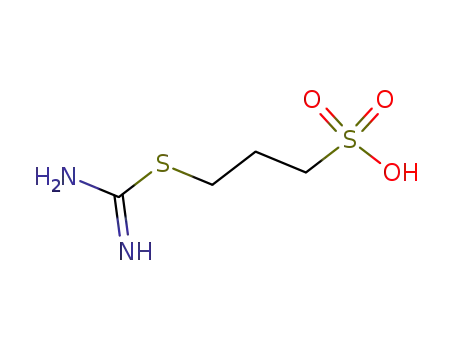 Molecular Structure of 21668-81-5 (3-S-Isothiuronium propyl sulfonate)