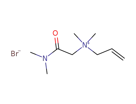 Molecular Structure of 102990-43-2 (Allyl-dimethylcarbamoylmethyl-dimethyl-ammonium; bromide)