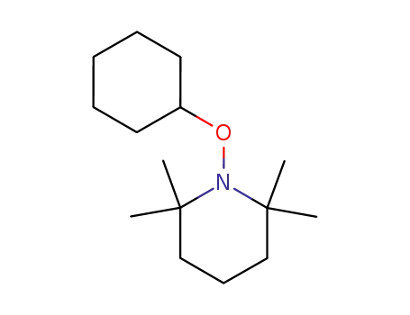 Molecular Structure of 54051-40-0 (Piperidine, 1-(cyclohexyloxy)-2,2,6,6-tetramethyl-)