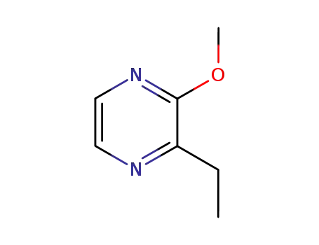 Molecular Structure of 25680-58-4 (2-Ethyl-3-methoxypyrazine)