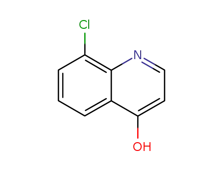 Molecular Structure of 57797-97-4 (8-CHLORO-4-HYDROXYQUINOLINE)
