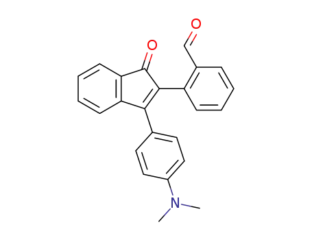 2-[3-(4-dimethylamino-phenyl)-1-oxo-inden-2-yl]-benzaldehyde