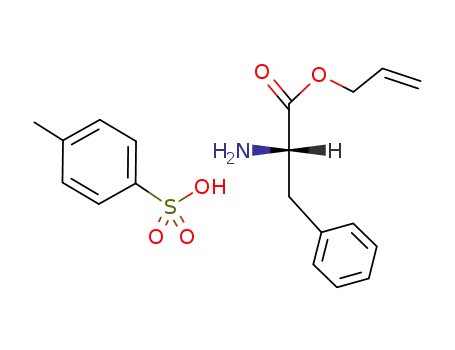 Molecular Structure of 88224-00-4 (H-PHE-OBZL P-TOSYLATE)