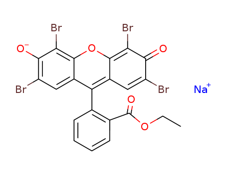 21514-87-4,ETHYL EOSIN,Benzoicacid, 2-(2,4,5,7-tetrabromo-6-hydroxy-3-oxo-3H-xanthen-9-yl)-, ethyl ester,sodium salt (9CI); Fluorescein, 2',4',5',7'-tetrabromo-, ethyl ester, sodiumderiv. (7CI); Fluorescein, 2',4',5',7'-tetrabromo-, ethyl ester, sodium salt(8CI)