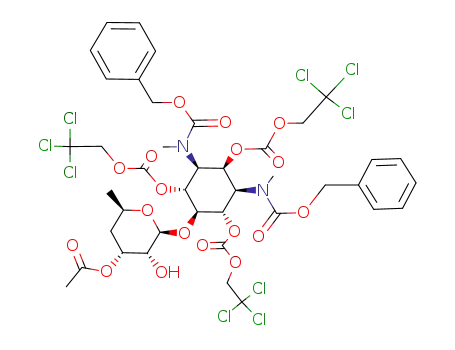 4-O-acetyl-7,9-O-(trichloroethoxycarbonyl)-N,N'-<(benzyloxy)carbonyl>-4(R),4a(R)-tetrahydrospectinomycin