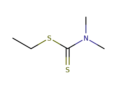 Molecular Structure of 617-38-9 (Dimethyldithiocarbamic acid ethyl ester)