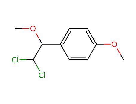 Molecular Structure of 82772-49-4 (Benzene, 1-(2,2-dichloro-1-methoxyethyl)-4-methoxy-)