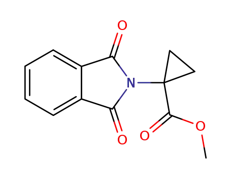 Molecular Structure of 109541-75-5 (methyl 1-(1,3-dioxo-1,3-dihydro-2H-isoindol-2-yl)cyclopropanecarboxylate)