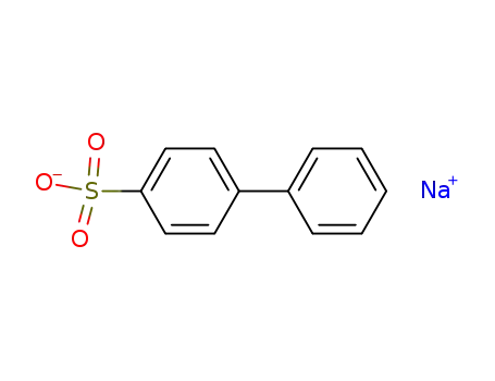 Molecular Structure of 2217-82-5 (sodium [1,1'-biphenyl]-4-sulphonate)
