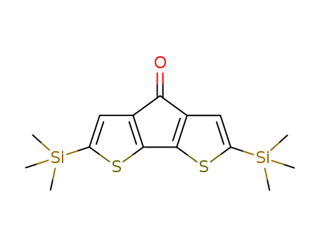 4H-Cyclopenta[2,1-b:3,4-b']dithiophen-4-one,2,6-bis(trimethylsilyl)-