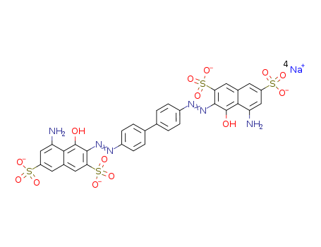 2,7-Naphthalenedisulfonicacid,3,3'-[[1,1'-biphenyl]-4,4'-diylbis(2,1-diazenediyl)]bis[5-amino-4-hydroxy-,sodium salt (1:4)(2602-46-2)