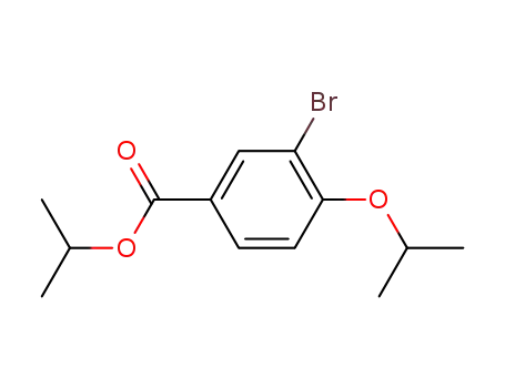 Molecular Structure of 1034689-05-8 (1-methylethyl 3-bromo-4-[(1-methylethyl)oxy]benzoate)