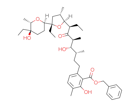 Molecular Structure of 41733-86-2 (lasalocid benzyl ester)