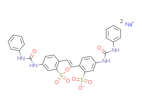 Benzenesulfonic acid,2,2'-(1,2-ethenediyl)bis[5-[[(phenylamino)carbonyl]amino]-, sodium salt (1:2)