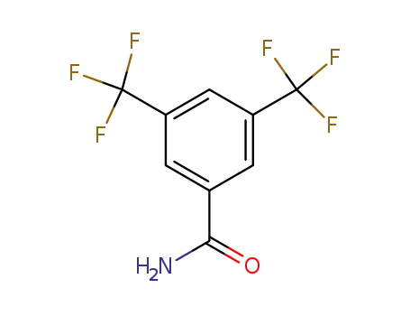 Molecular Structure of 22227-26-5 (3,5-Di(trifluoromethyl)benzamide)