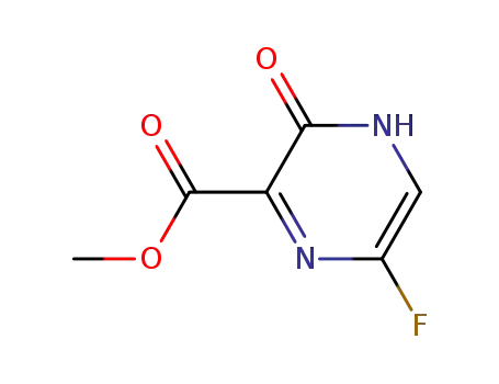 Molecular Structure of 356783-27-2 (methyl 6-fluoro-3-oxo-3,4-dihydro-2-pyrazinecarboxylate)