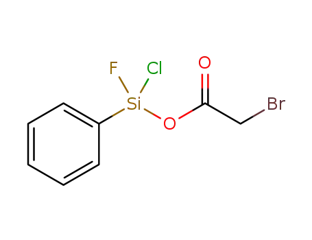 Molecular Structure of 1344680-40-5 (PhSiFClOC(O)CH<sub>2</sub>Br)