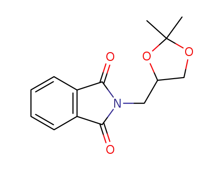 Molecular Structure of 40137-25-5 (2-[(2,2-dimethyl-1,3-dioxolan-4-yl)methyl]-1H-isoindole-1,3(2H)-dione)