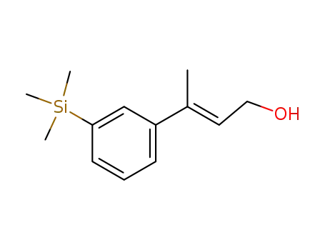 Molecular Structure of 151774-89-9 (2-Buten-1-ol, 3-[3-(trimethylsilyl)phenyl]-, (E)-)