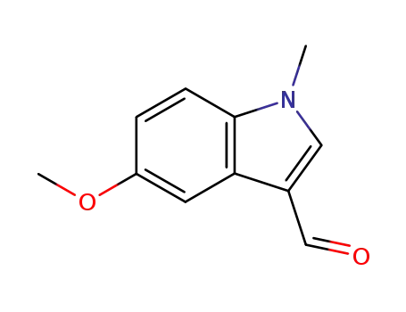 Molecular Structure of 39974-94-2 (5-METHOXY-1-METHYLINDOLE-3-CARBOXALDEHYDE)