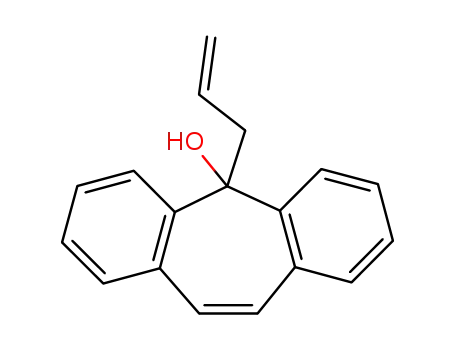 Molecular Structure of 16203-85-3 (5-Allyl-dibenzo-<a.d>cyclohepten-5-ol)