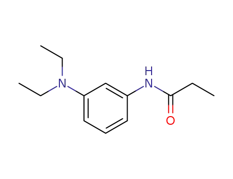 Molecular Structure of 22185-75-7 (N-[3-(Diethylamino)phenyl]propionamide)