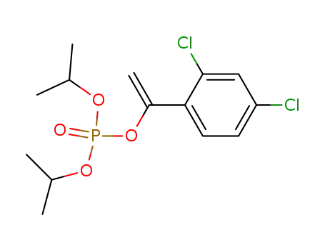 Molecular Structure of 15289-82-4 (Phosphorsaeure-<1-(2,4-dichlor-phenyl)-vinylester>-diisopropylester)
