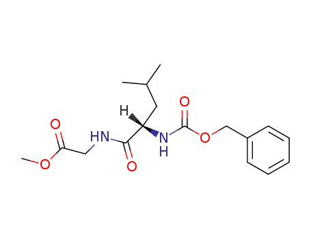 Methyl 2-[[4-methyl-2-(phenylmethoxycarbonylamino)pentanoyl]amino]acetate