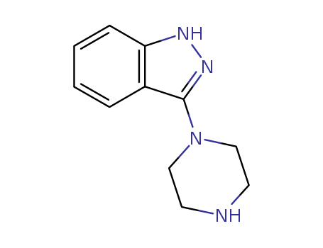 1H-Indazole, 3-(1-piperazinyl)-