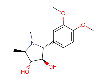 3,4-Pyrrolidinediol,2-(3,4-dimethoxyphenyl)-1,5-dimethyl-, (2R,3R,4R,5R)-